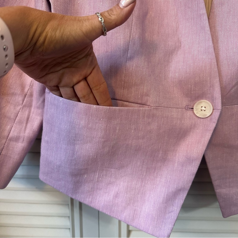 Express Women's Lavender Blazer - Picture 5 of 9